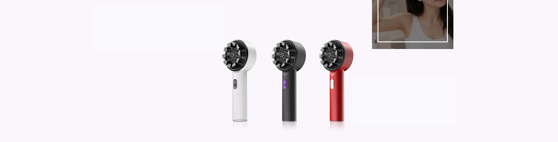 Scalp & Hair Care Massagers featured product and usage scene
